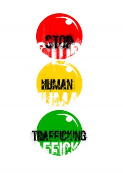 STOP Human Trafficking design. Click to see next image.